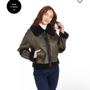 Frye Chloe Faux Shearling Jacket